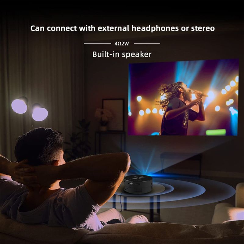 New Design~ YT200 Smart Projec - огляд і ціна Home Cinema Entertainment