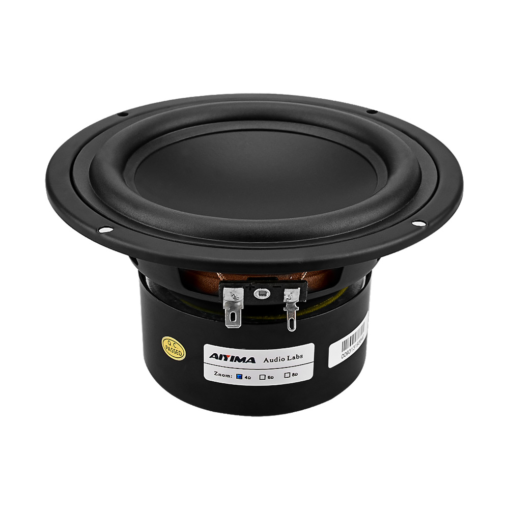 AIYIMA 1Pcs 5.25 Inch Subwoofe - огляд і ціна Home Cinema Subwoofer