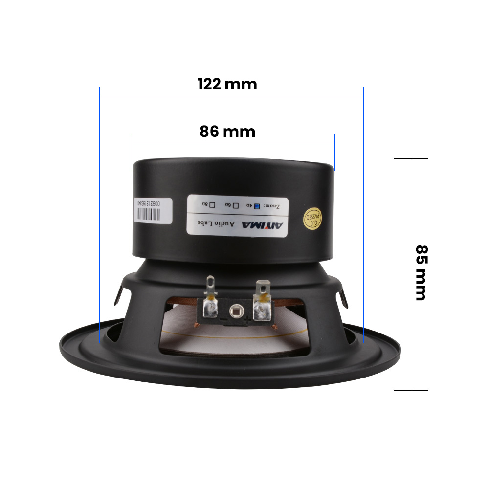 AIYIMA 1Pcs 5.25 Inch Subwoofe - огляд і ціна Home Cinema Subwoofer