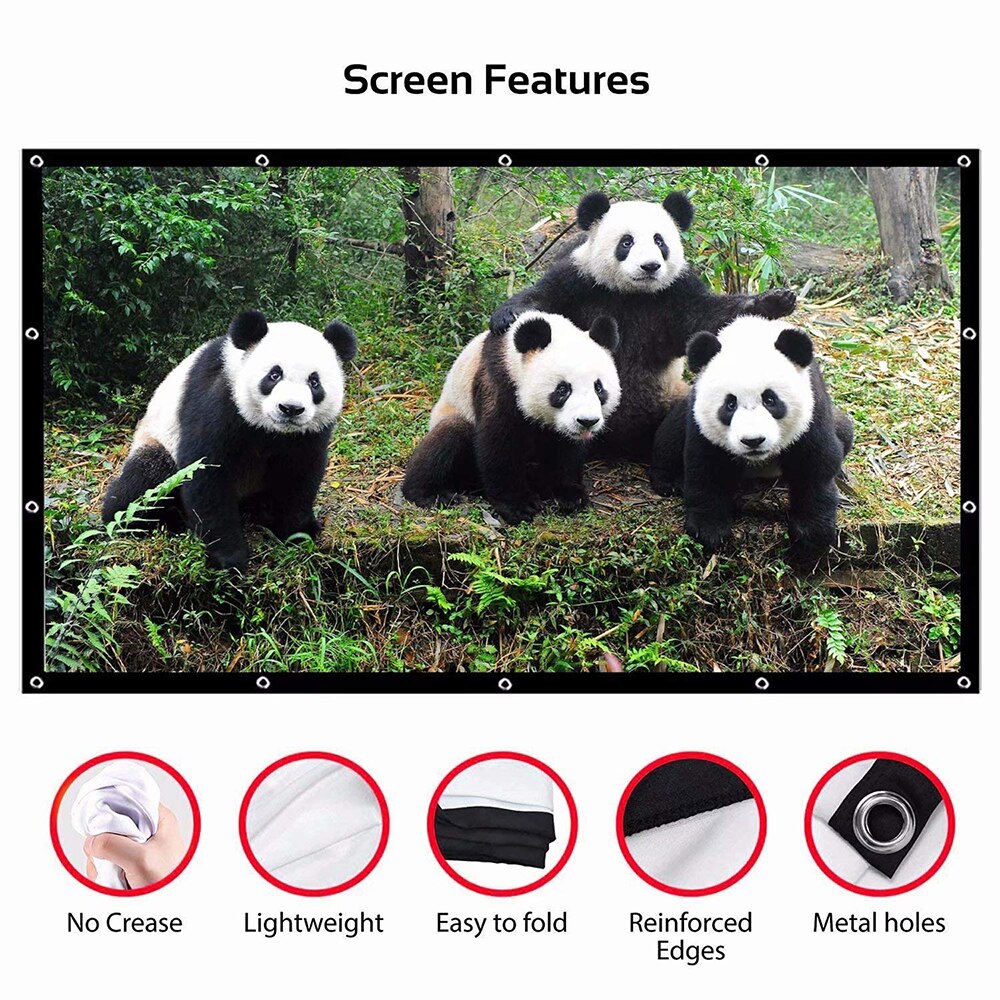 60 100 120 150Inch Simple Fold - огляд і ціна Home Cinema Blanc