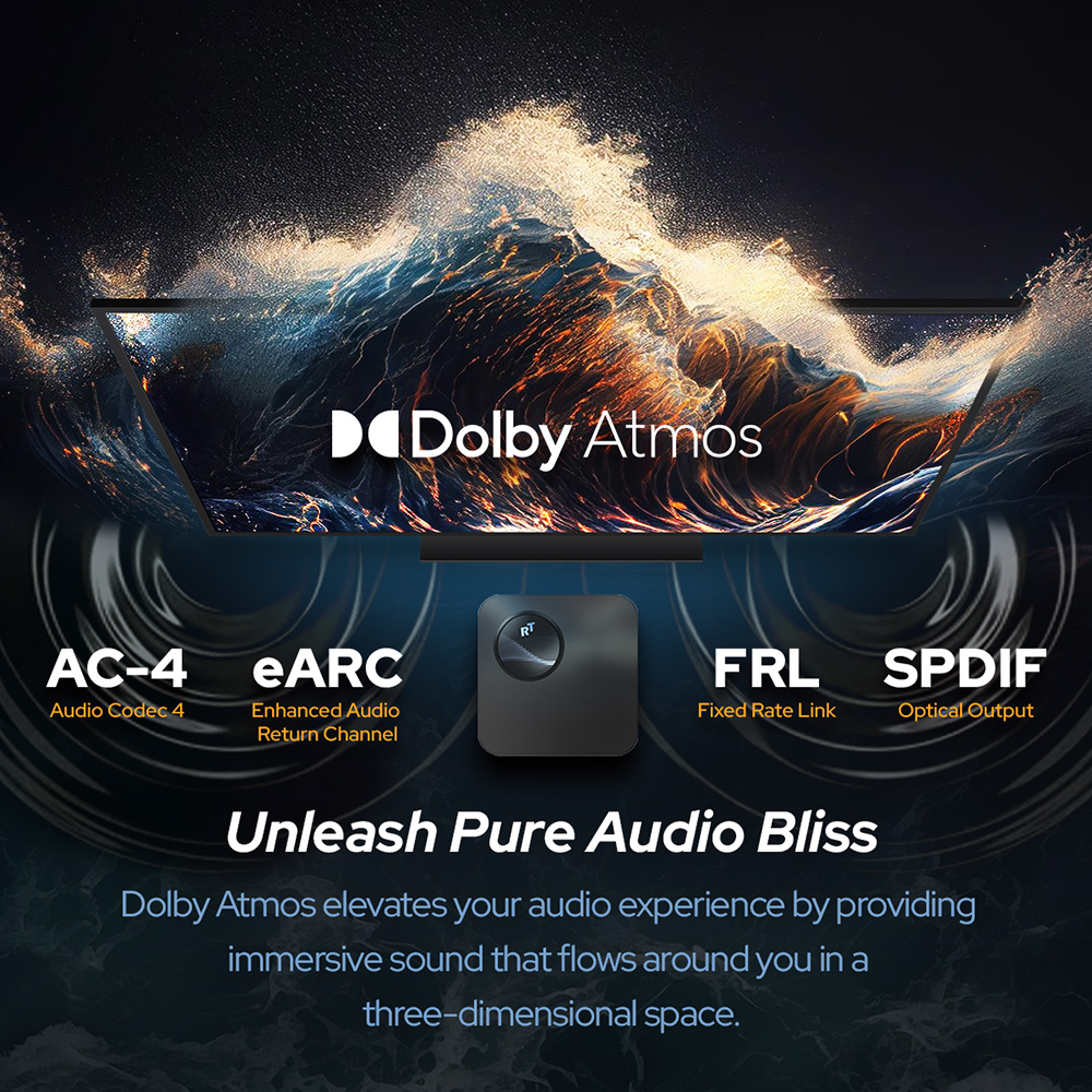 RockTek GX1 UHD Google TV 14 B - огляд і ціна Home Cinema Dolby Atmos