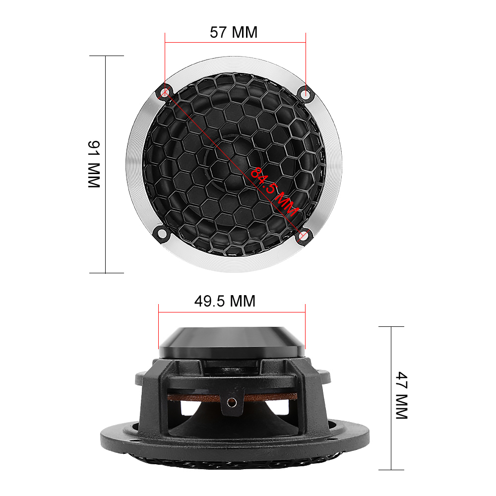 AIYIMA 2Pcs 3 Inch 4 Ohm 15W M - огляд і ціна Home Cinema Audio System