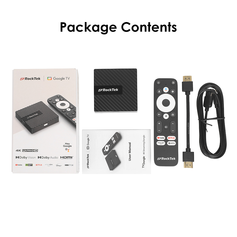 RockTek GB1 TV Dongle Netflix  - огляд і ціна Home Cinema Dolby Atmos