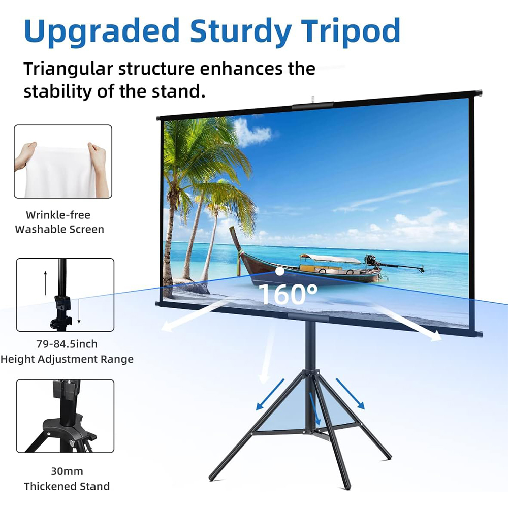 VEIDADZ Projector Screen With  - огляд і ціна Home Cinema Blanc