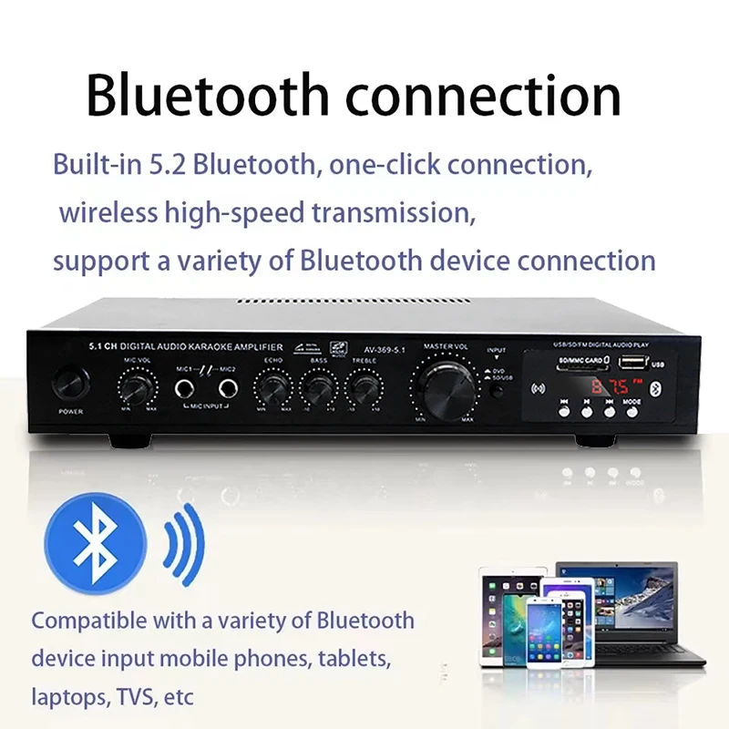 AV-369BT Bluetooth 5.1 Sound S - огляд і ціна Home Cinema Audio System